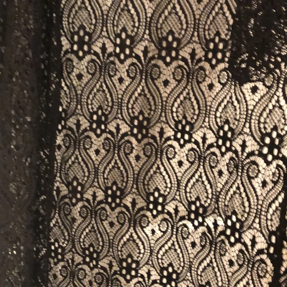 Elan Beach Long Black Lace Cover Up - Picture 6 of 15
